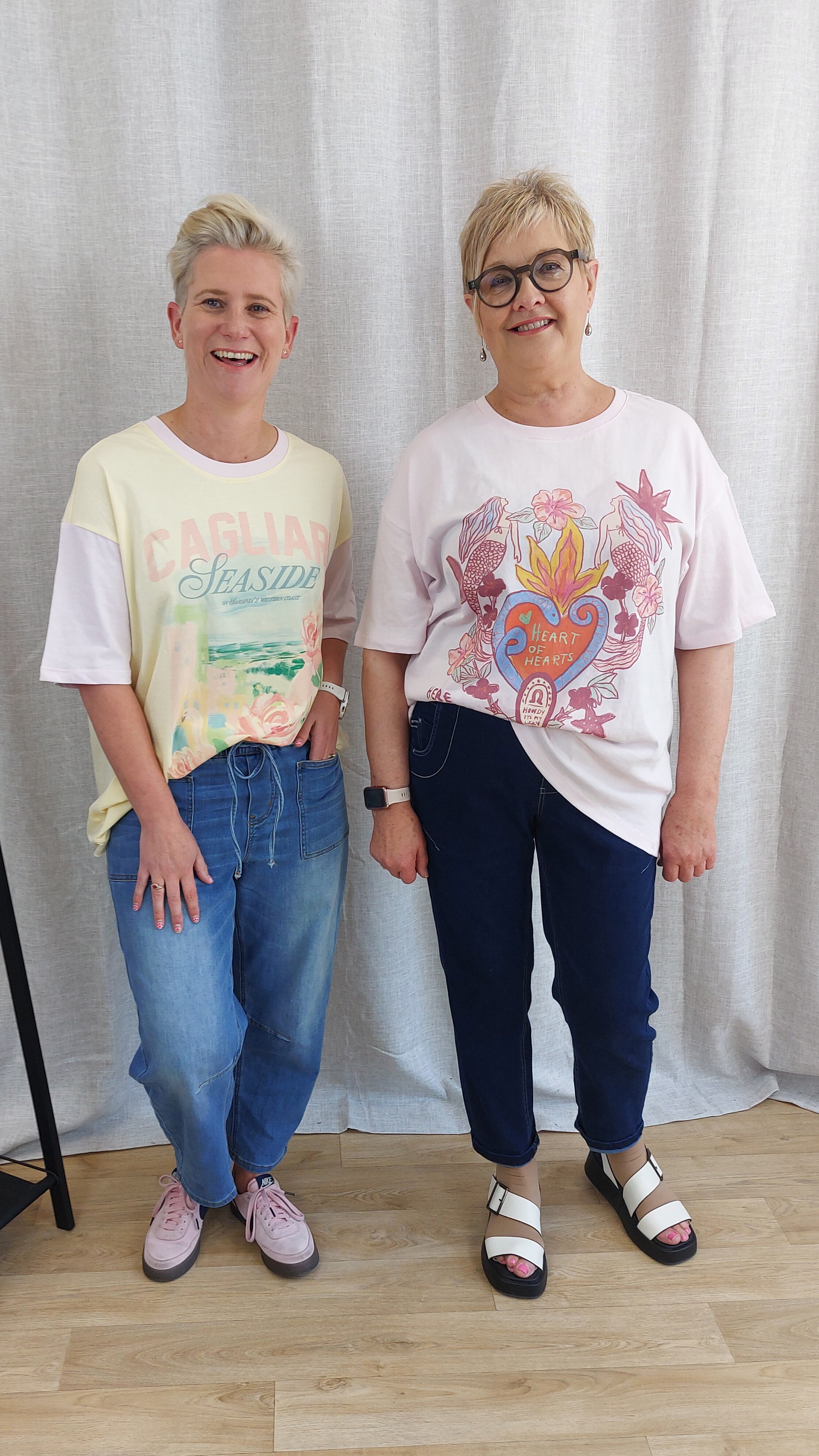 style items clothing on different bodies